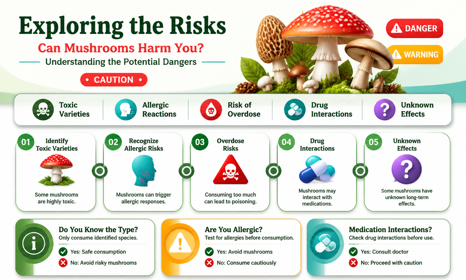 can mushrooms harm you