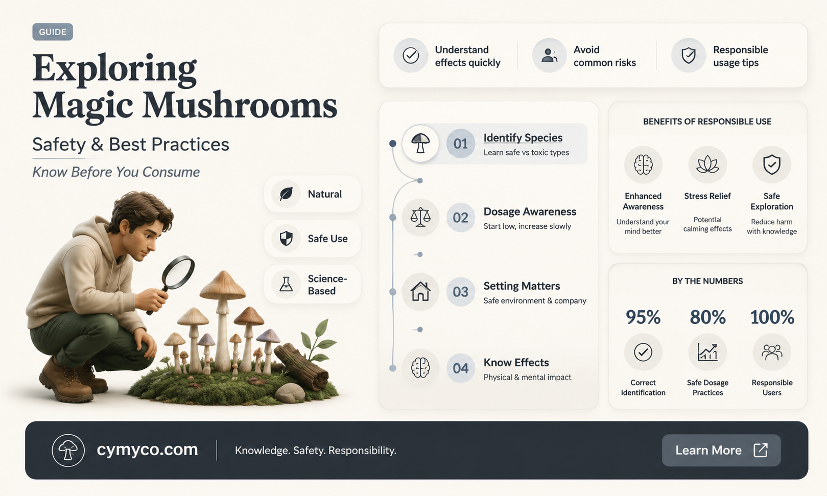 are magic mushrooms safe to eat