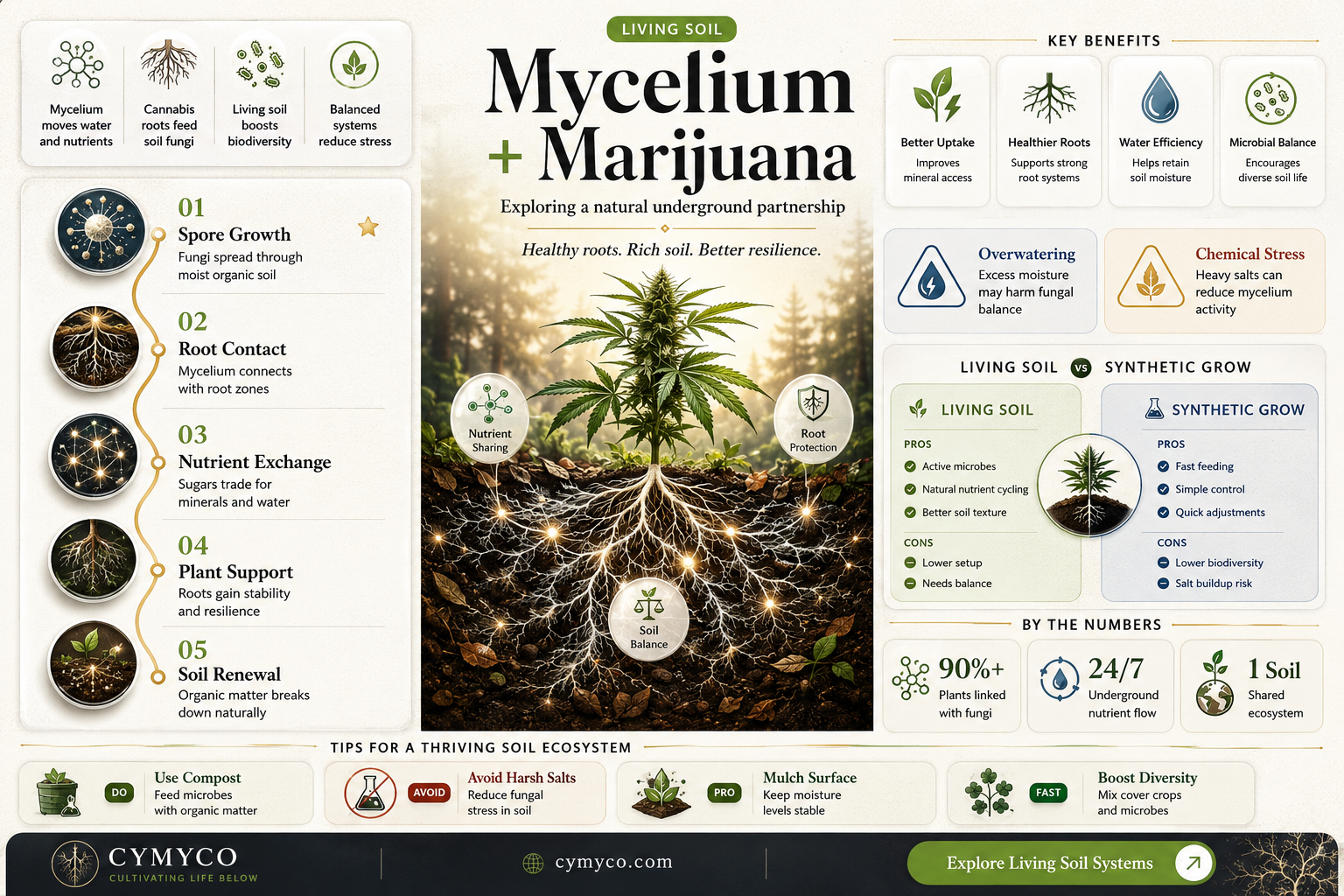 can mycelium eat marijuana
