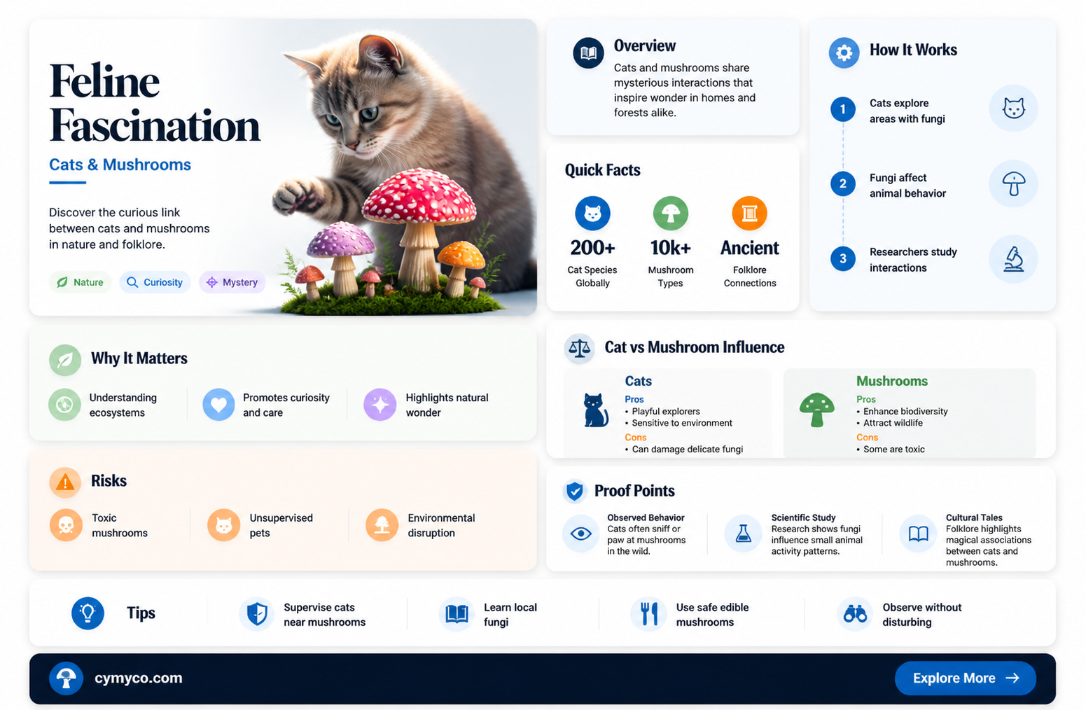 why do cats like mushrooms