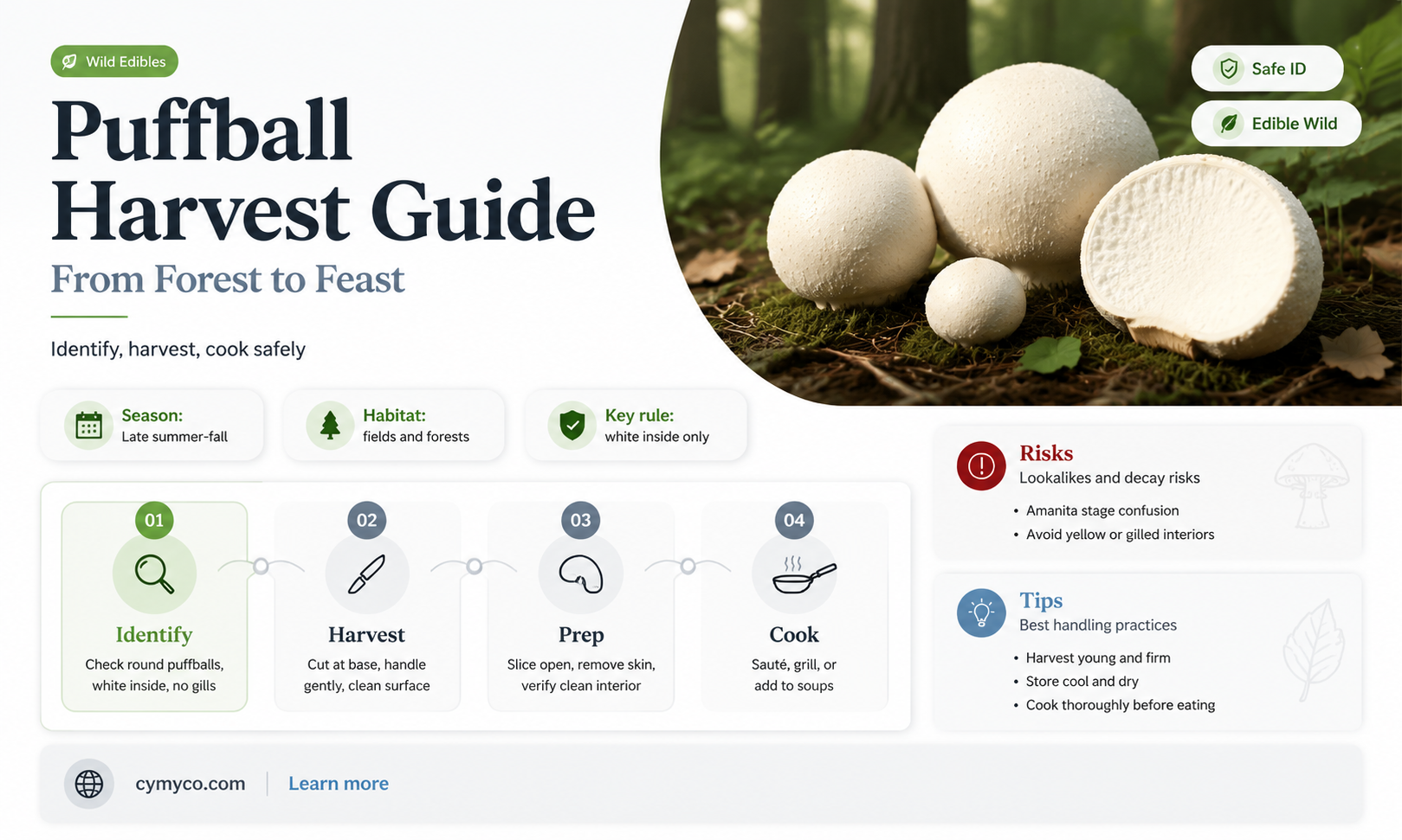 how to harvest a puffball