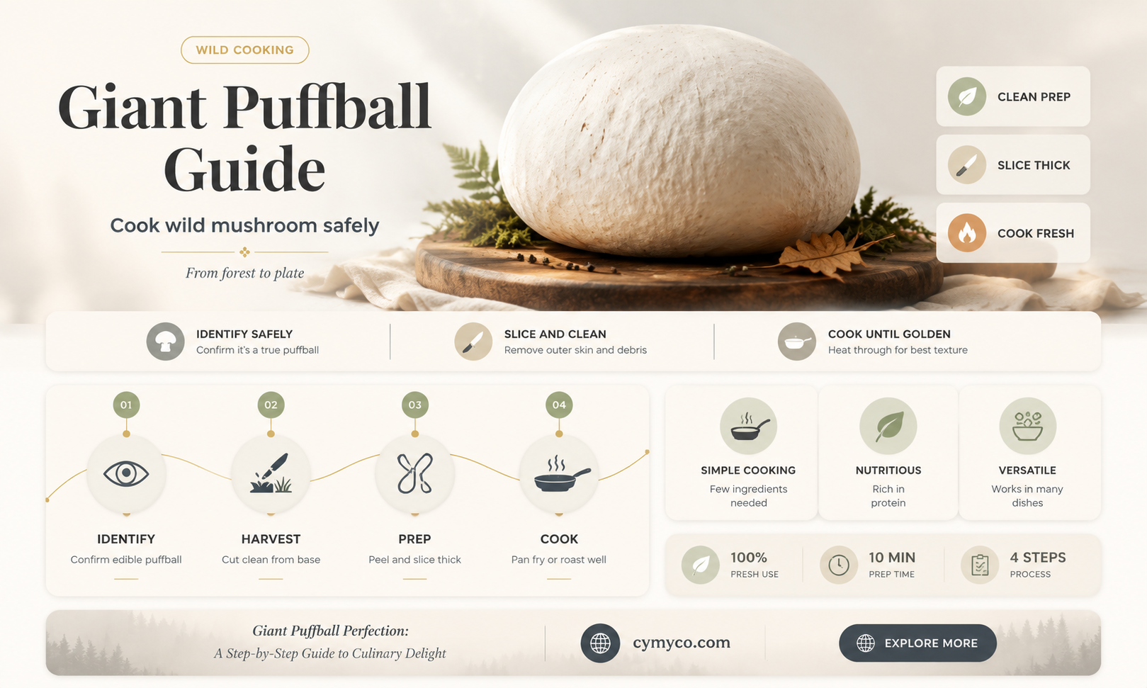 how to prepare a giant puffball