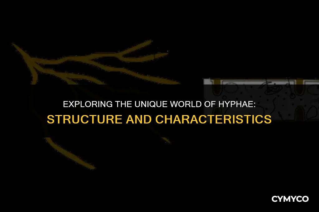 have hyphae have cell walls cannot move made of chitin