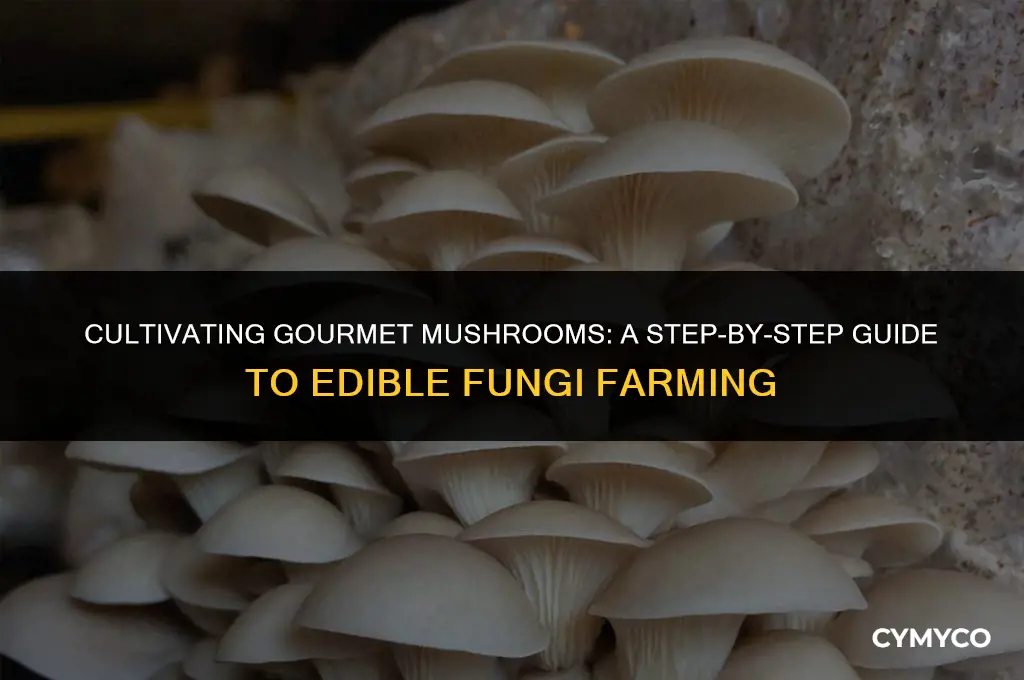 how are edible mushrooms grown