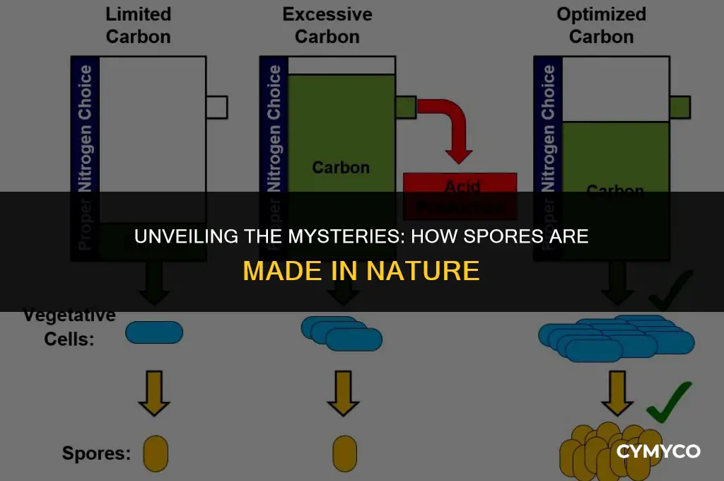 how are spores made