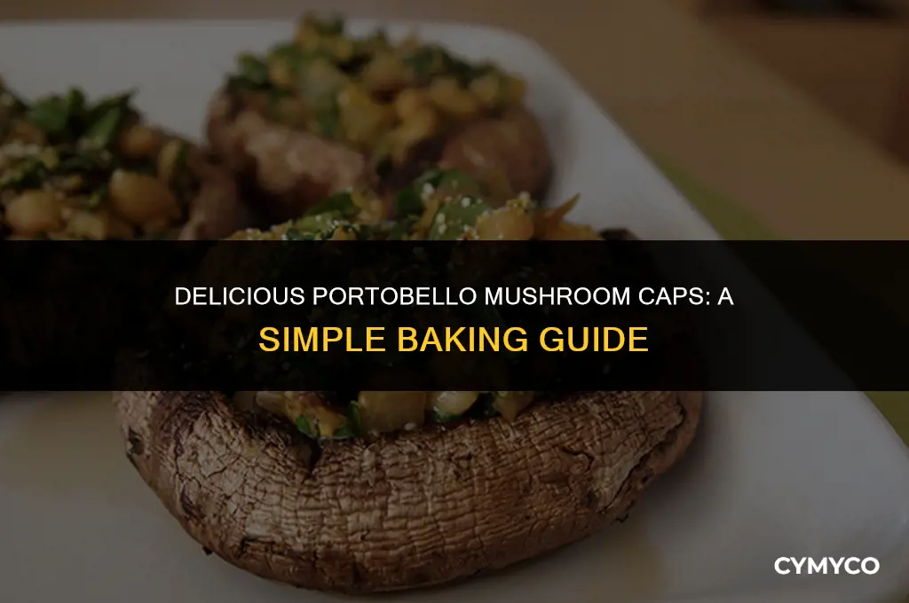 how bake a portobello mushroom cap