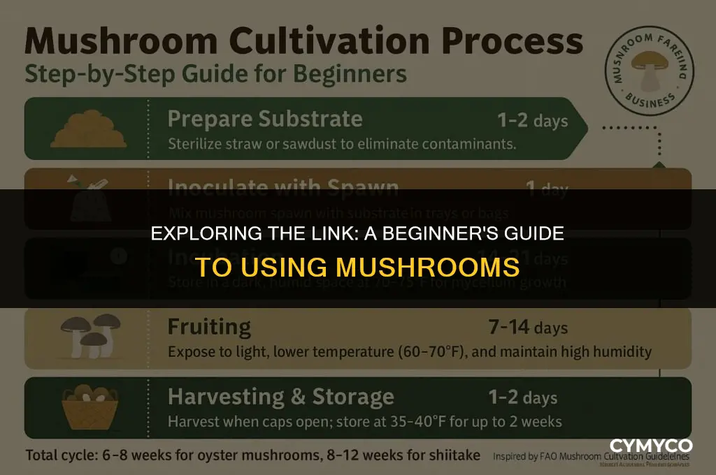 how do i use mushroom on link