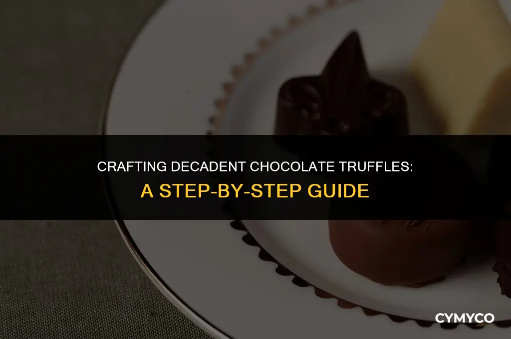 how do you make chocolate balls