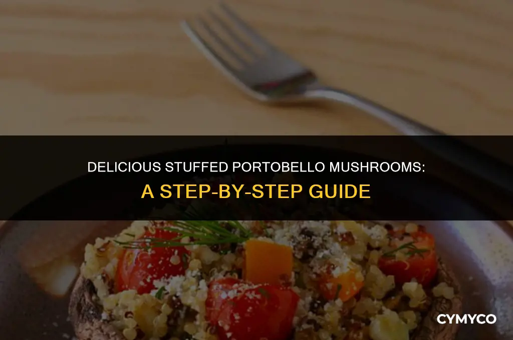 how do you prepare portobello mushrooms for stuffing