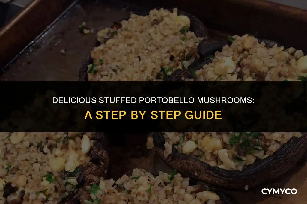 how do you stuff a portobello mushroom