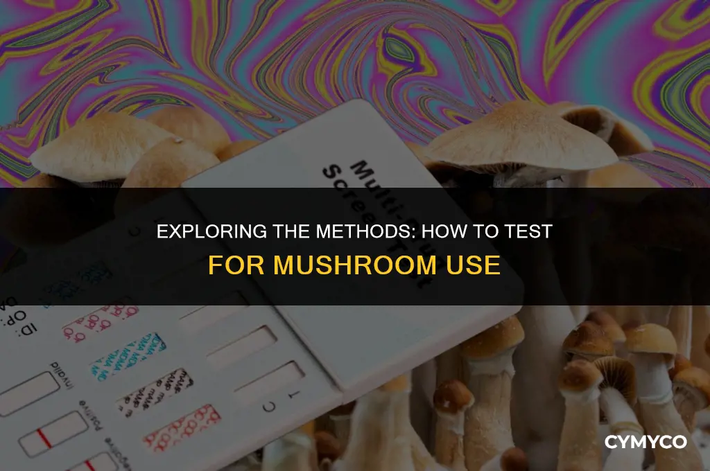 how do you test for mushroom use