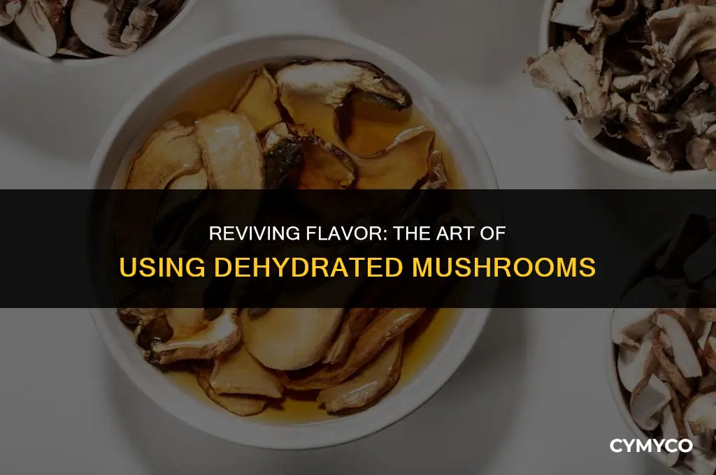 how do you use dehydrated mushrooms