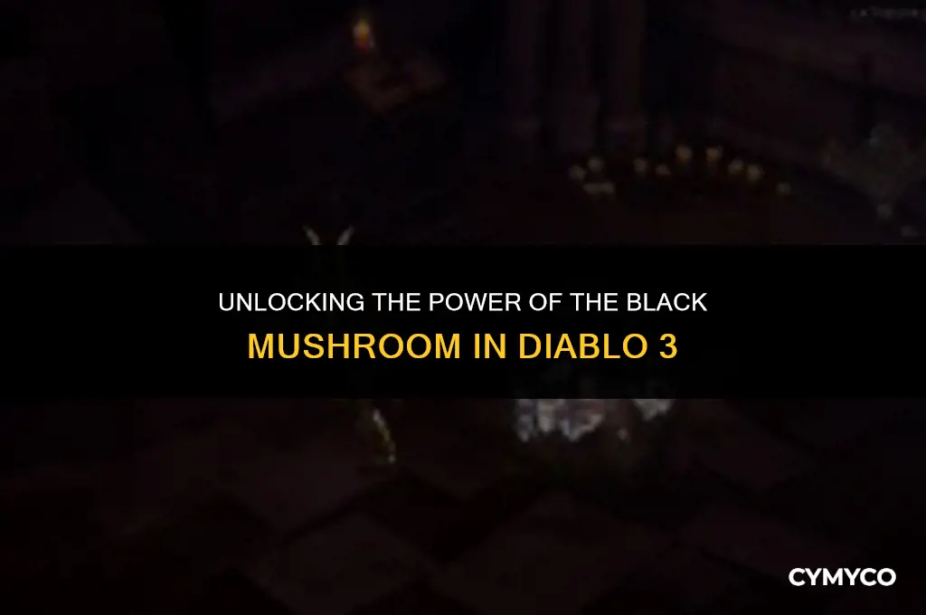 how fo you use the black mushroom in diablo 3