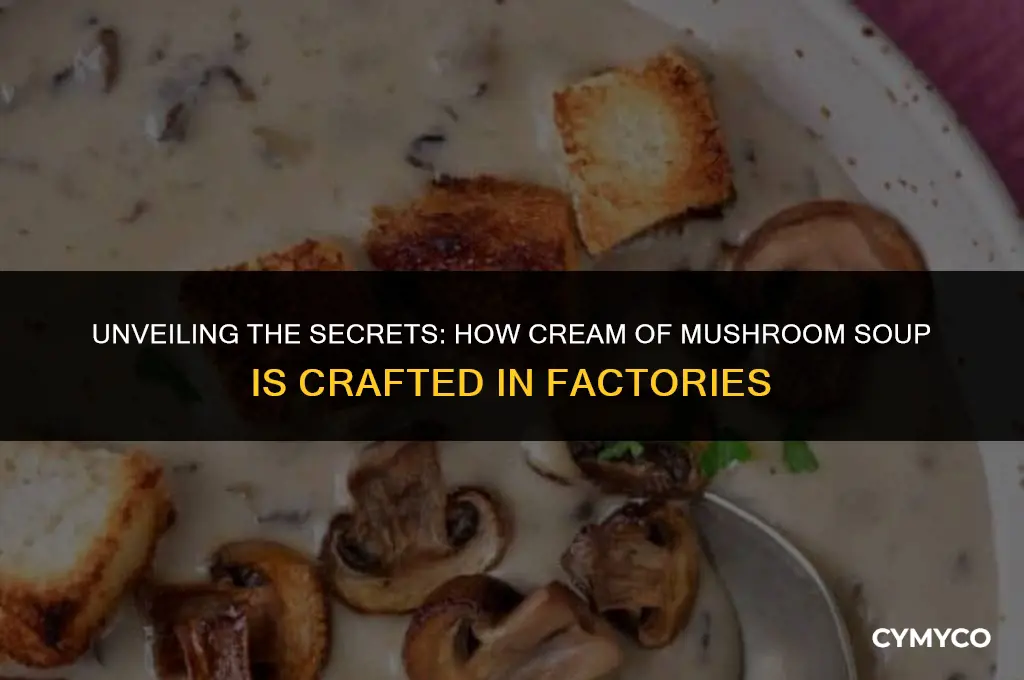 how is cream of mushroom soup made at the factory