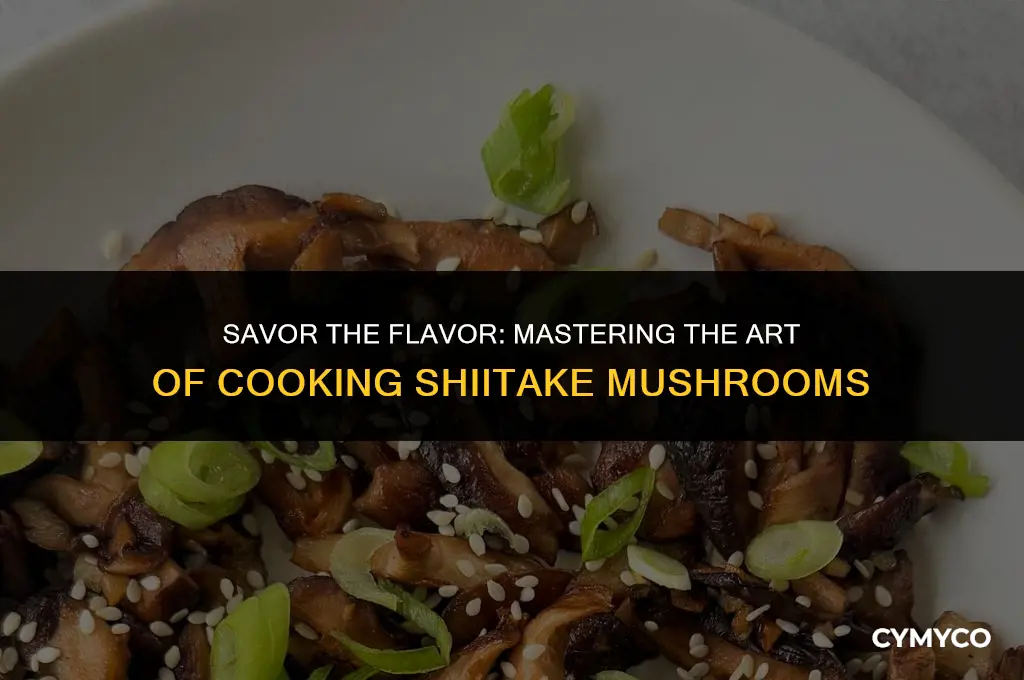 how long cook shiitake