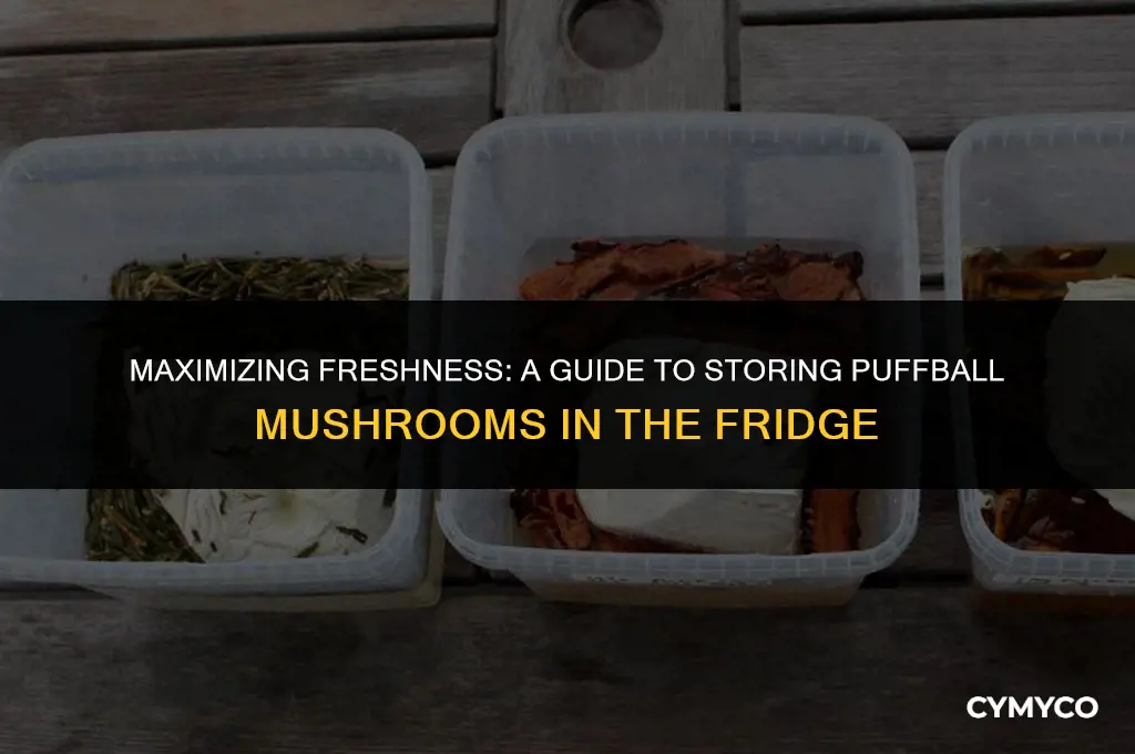 how long do puffball mushrooms last in the fridge