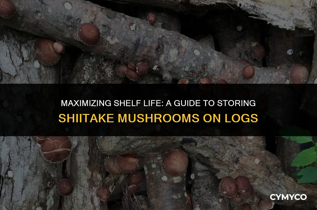 how long do shiitake last on log