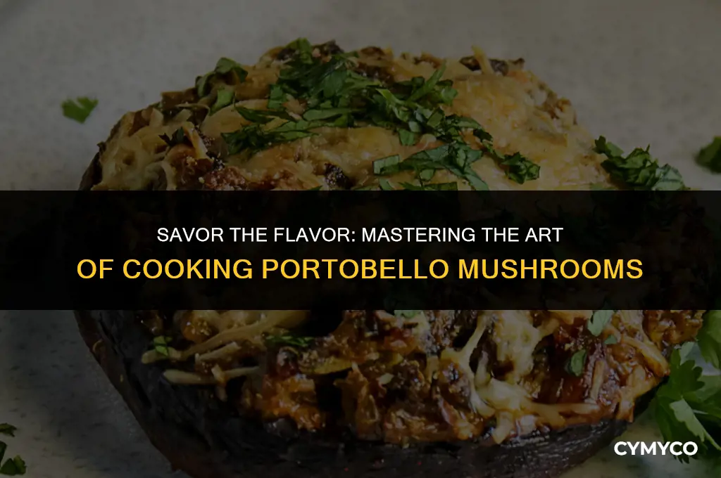how long does it take for portobello mushrooms to cook