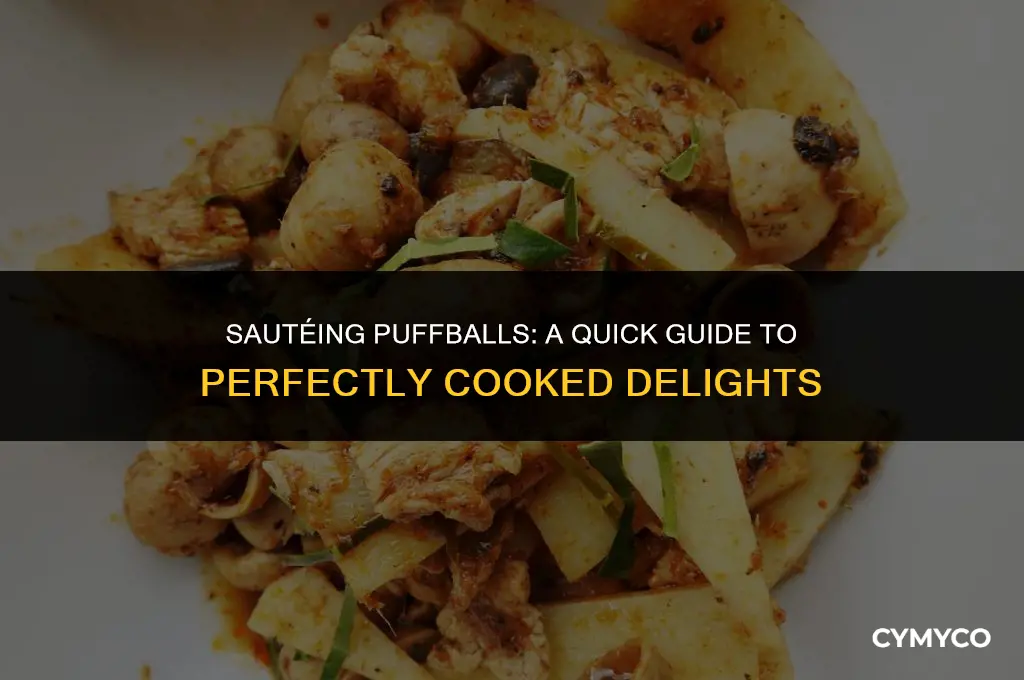 how long saute puffballs