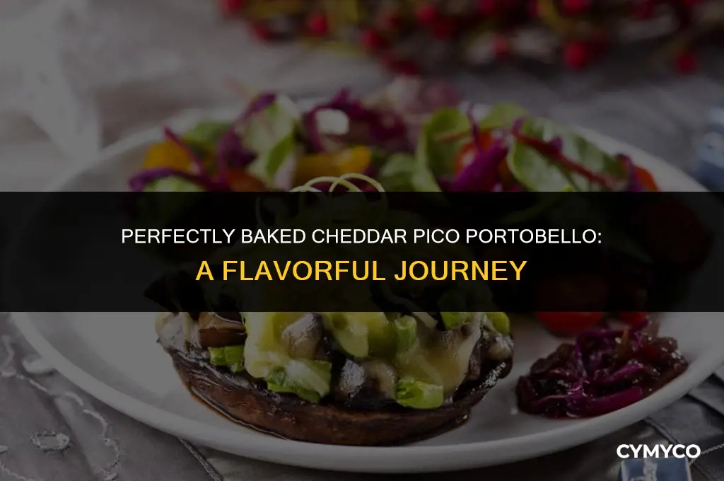 how long to bake cheddar pico portobello