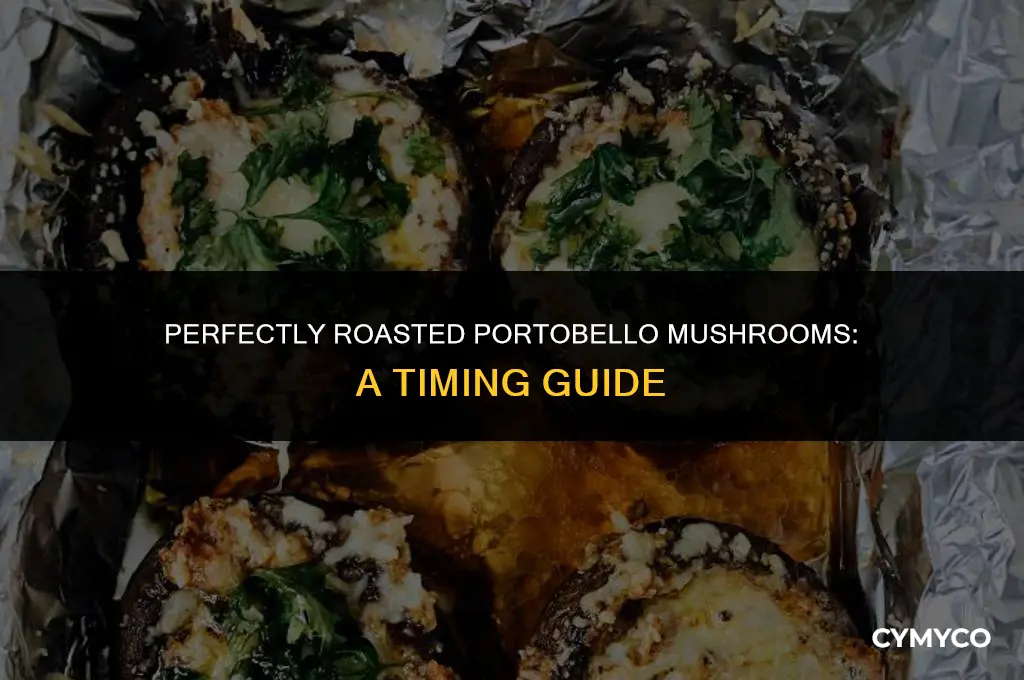 how long to bake large portobello mushrooms