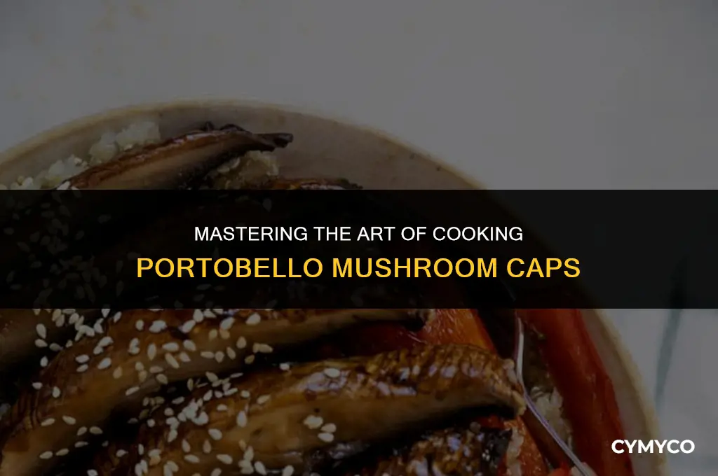 how long to cook a portobello mushroom cap