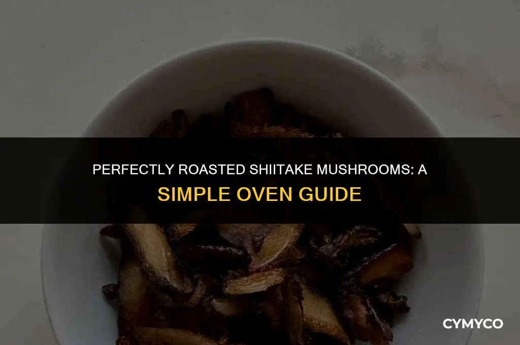 how long to cook shiitake mushroom in oven