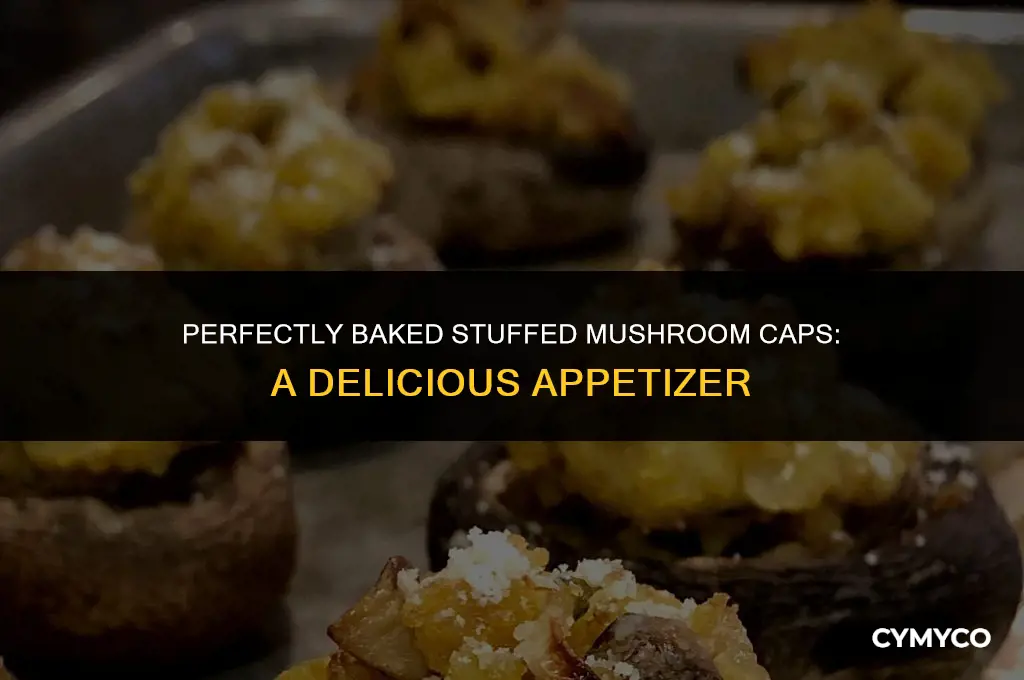 how long to cook stuffed mushroom caps in oven