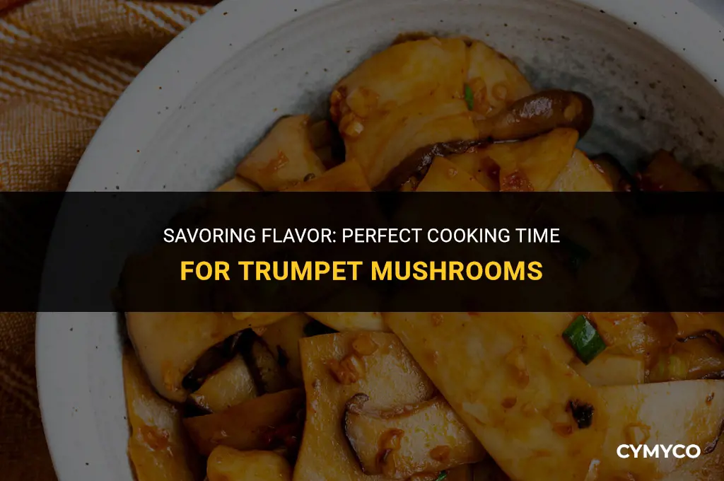 how long to cook trumpet mushrooms