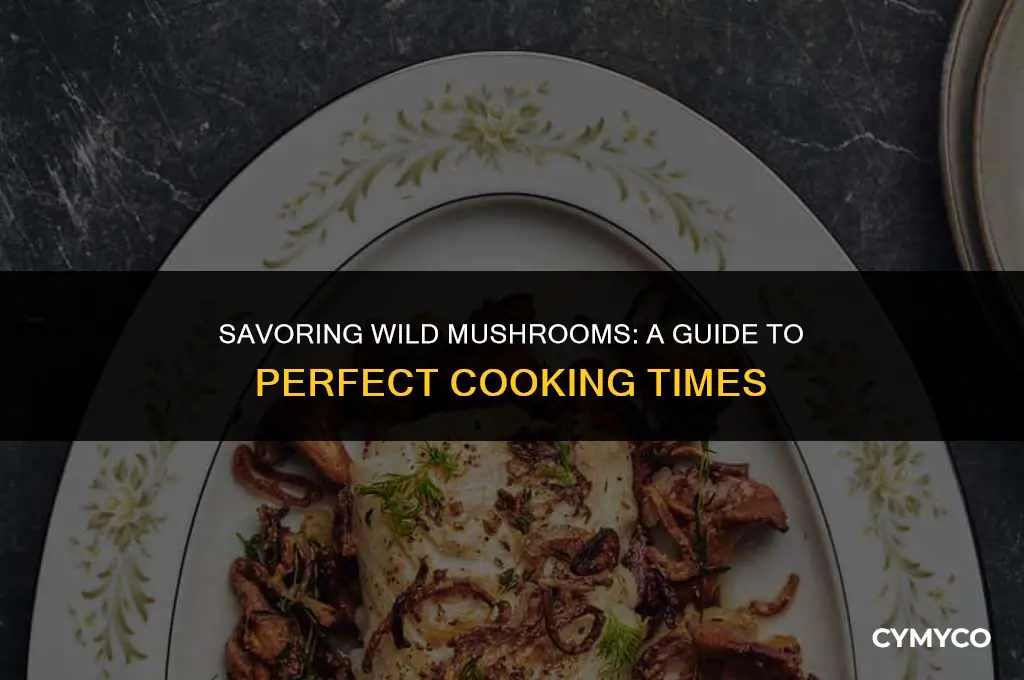 how long to cook wild mushrooms