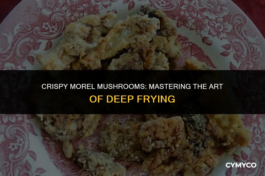 how long to deep fry morel mushrooms