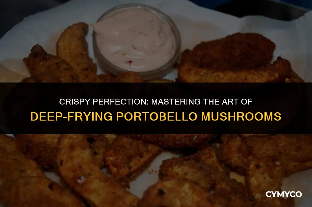 how long to deep fry portobello mushrooms