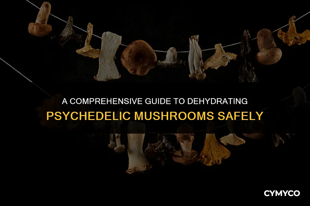 how long to dehydrate psychedelic mushrooms