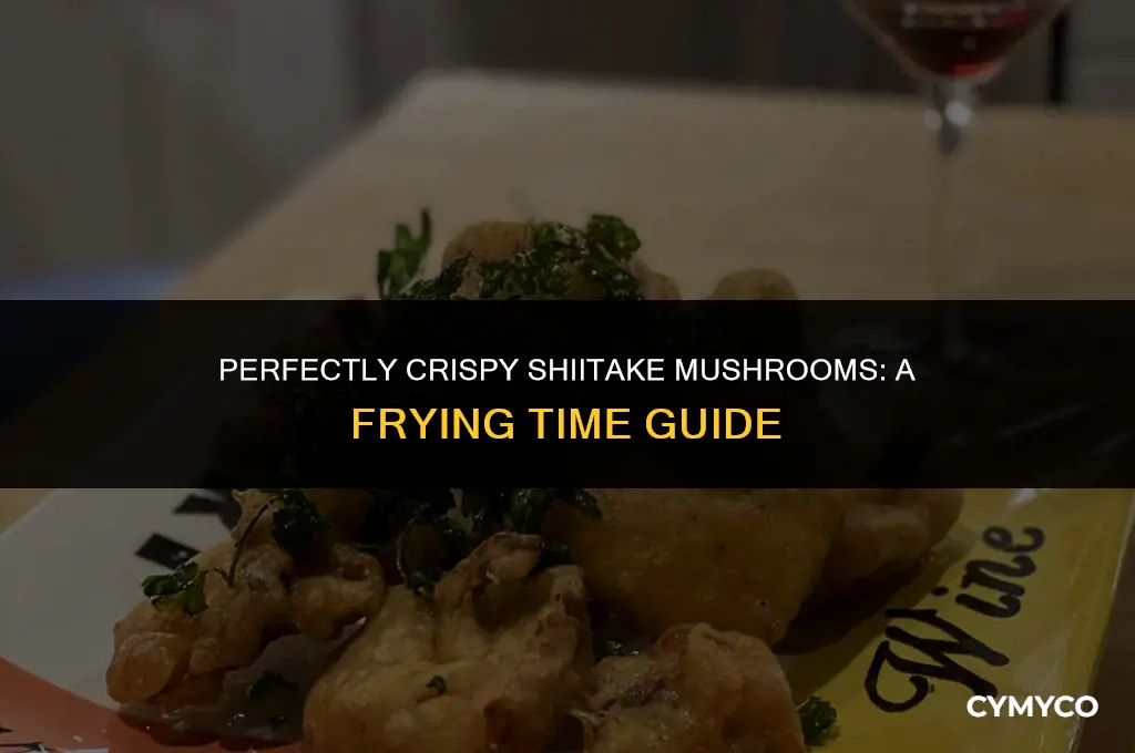 how long to fry shiitake mushrooms