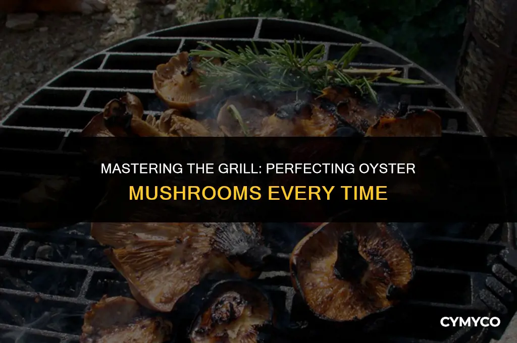 how long to grill oyster mushrooms