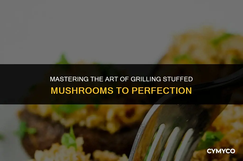 how long to grill stuffed mushrooms on gas grill