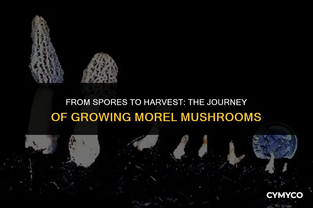 how long to grow morel mushrooms