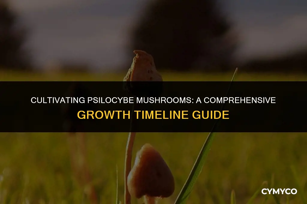 how long to grow psilocybe mushrooms