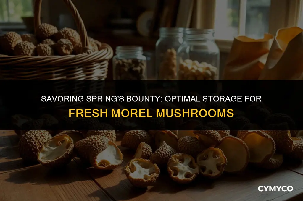 how long to keep morel mushrooms