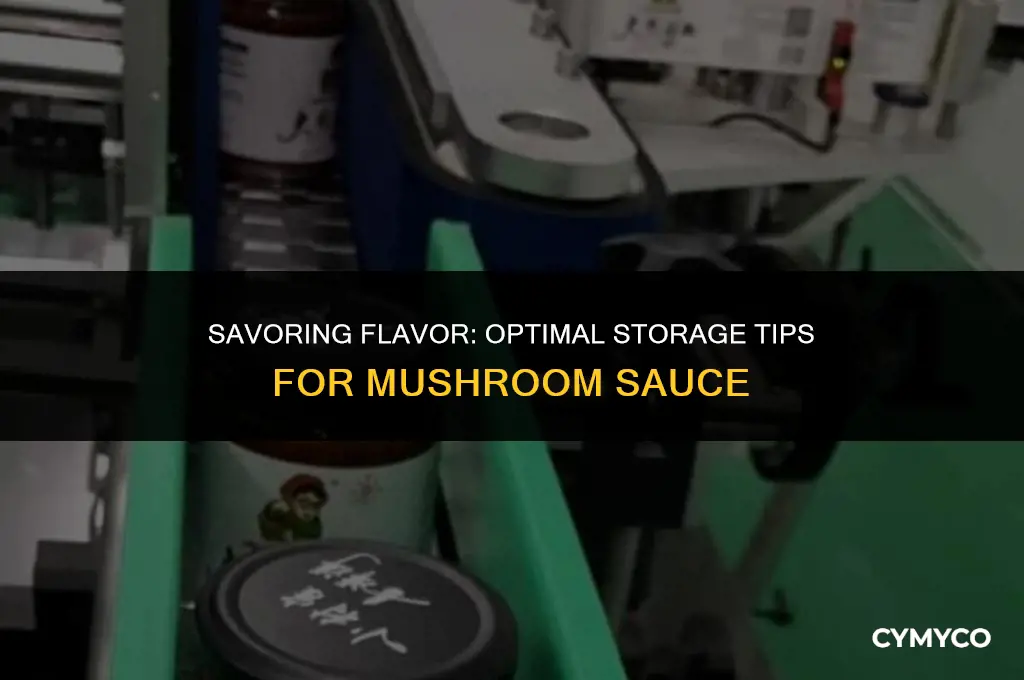 how long to keep mushroom sauce