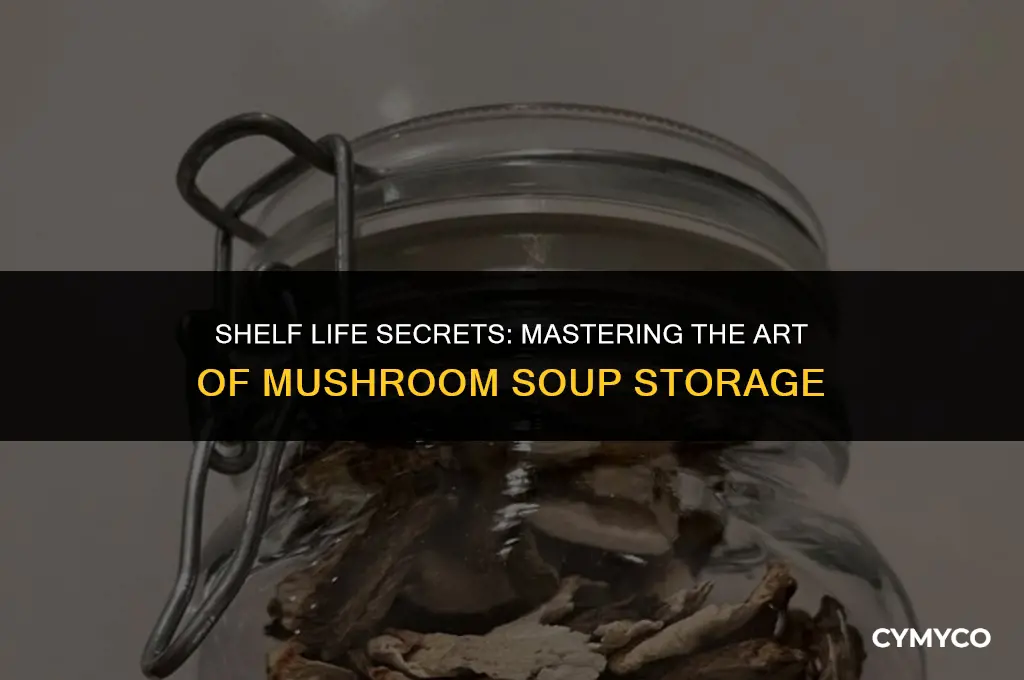 how long to keep mushroom soup