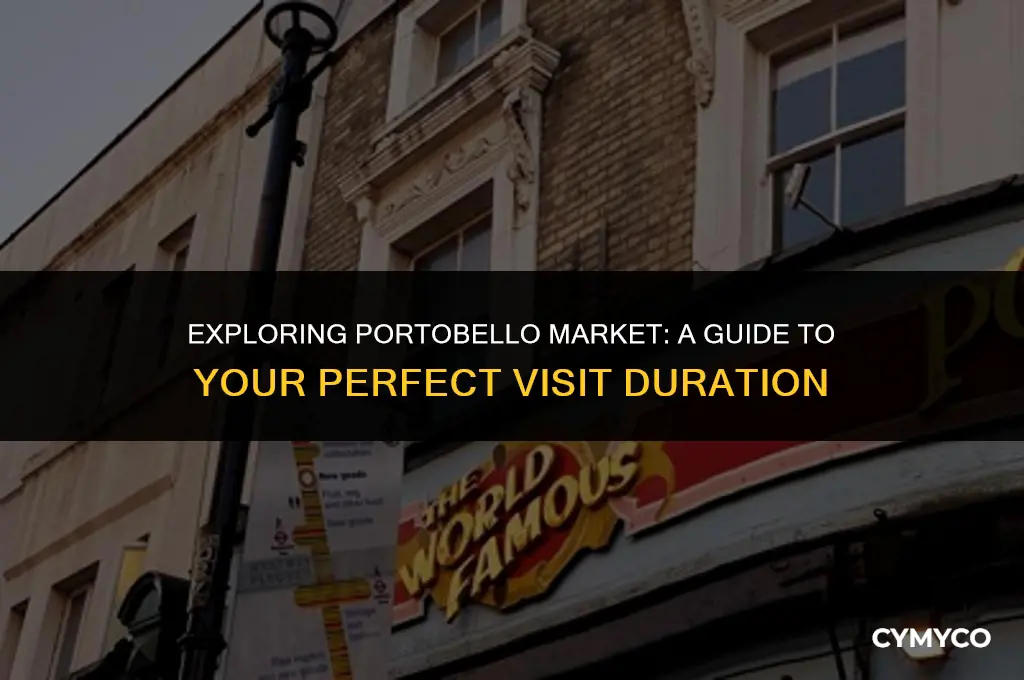 how long to spend at portobello market