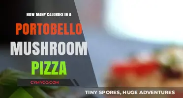 Delicious Portobello Mushroom Pizza: A Calorie-Conscious Delight