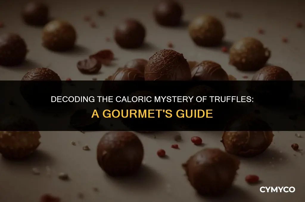 how many calories in a truffle