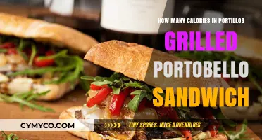 Savoring Flavor: Calorie Count of Portillo's Grilled Portobello Sandwich