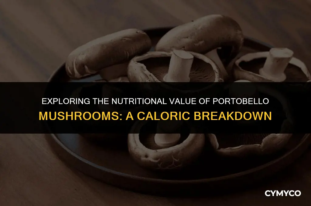 how many calories in portobello
