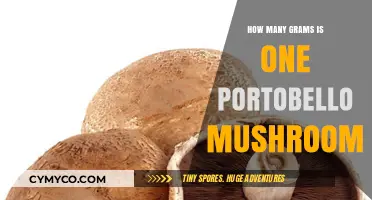 Portobello Mushroom Magic: Unveiling the Weight of One Cap