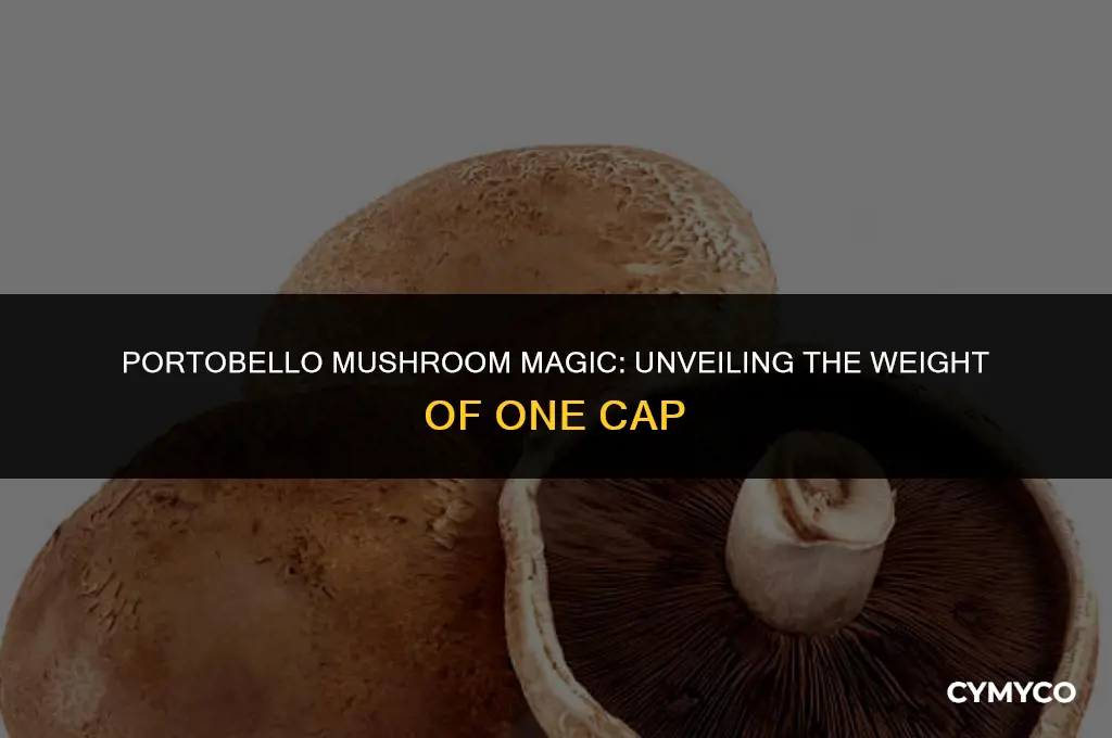 how many grams is one portobello mushroom