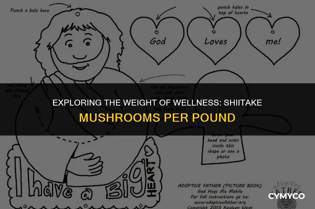 how many shiitake mushrooms in a pound