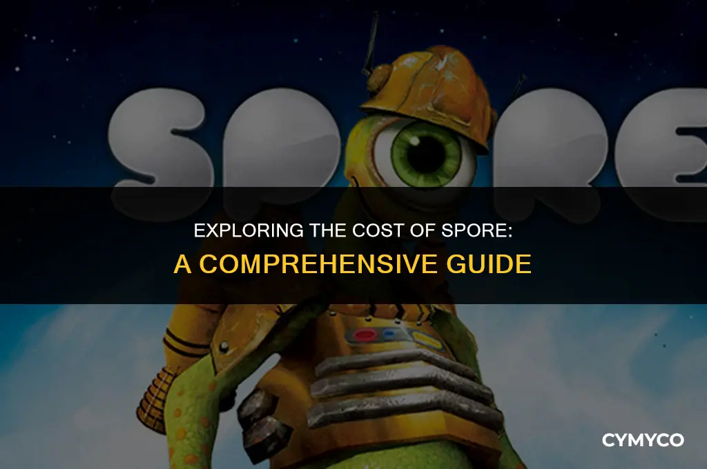 how much does spore cost